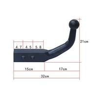 Tow Hitch, 50X50 SOLID 6INCH TRAILER PINTLE HOOK TOW BAR HITCH BALL MOUNT 3500KGS TRAILER Car Camper Accessories Caravan Components 35.(50MM BALL SIZE)