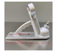 Tow Hitch, Australian Trailer Coupler RV Tractor Hook Ball Head Cover Cast Steel Trailer Coupler 2-hole Connector 3-hole Connector(2-hole connector)