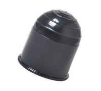 Tow Hitch Ball Cover 50mm Plastic Protector for Standard Towballs | Black Dust Protection, Universal Fit for Trailer Hitch Couplers, Vehicle Owners and Fleet Operators