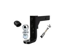 Tow Hitch, Trailer 4000KG Adjustable Height Tow Bar Hitch 50mm 2inch Ball Towbar Drop Mount Trailer(With 50mm ball lock)