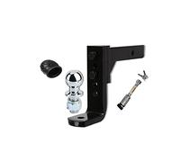 Tow Hitch, Trailer 4000KG Adjustable Height Tow Bar Hitch 50mm 2inch Ball Towbar Drop Mount Trailer(With 50mm ball lock)