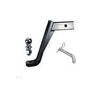 Tow Hitch, Trailer 9inch Drop Towbar Tow Bar Ball Mount Tongue Hitch Trailer Car RV Boat Parts Accessories W/50mm 2inch Ball(With 50mm ball)