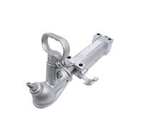 Tow Hitch, Trailer Coupler Coupling 4 Holes 50MM Hitch Ball CAP 2000 KG Caravan RV Parts Accessories