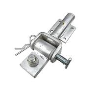 Tow Hitch, Weldable Painted Zinc Plated Trailer Hitch 360 Off Road Coupling CAP 2000kgs RV Parts Camper Caravan Accessories(Zinc Plated)