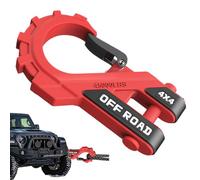 Tow Hook - 8 Inch Alloy Road Coupler, Trailer Tie Clamp, Slip Clevis Catch with Safety Clip, Car Hook for Offroad Rescue, Towing, Tractor Train, Recovery, Secure H