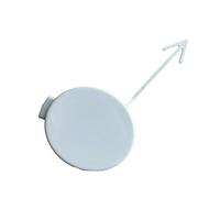 Tow Hook Cover For VW For Golf 6 MK6 VI 2009 2010 2012 2011 5K0807241 X1 White Black Silver Red Front Bumper Tow Hook Eye Cover Cap Trim(Polar White)