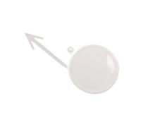 Tow Hook Cover For VW For P&assat CC 2013 2014 2015 2016 2017 Front Tow Hook Cap 3C8807241A 35D807241(White)