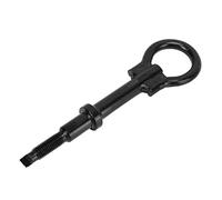 Tow Hook, Steel Alloy Towing Eye Loop Hitch Bracket Ring Replacement | Steel Alloy Front Bumper Safe Recovery Direct Fit OE Mounting Point Vehicle Towing Accessory