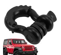 Tow Hooks For Trucks - D Ring Shackles 3/4 | 41887 Lbs Break Strength Large Bow Shackle For Trailer With Isolator Washer