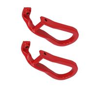 Tow Hooks Red 2X Compatible With Silverado Sierra 2500HD 3500HD