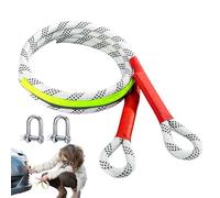 Tow Recovery Strap - Industrial Nylon Webbing, Forged Steel Hooks | Heavy Duty Tow Rope with Quick Release Buckles, Vehicle Recovery Tool for the