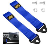 Tow Rope,2PCs Racing Car Trailer Rope Towing Strap,High Strength Nylon Tow Straps,Towing Eye Tuning Car Trailer Towing Belt for Vehicle Front Rear Bumper,Personalised Decoration (Blue)