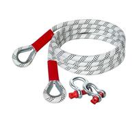 Tow Rope 3.1m/5m/7m 10T Car Towing Rope Multiple Sizes Car Outdoor Trailer Tow Rope(5M 10T)