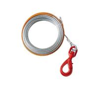 Tow rope 50/75/100Feet Galvanized Steel Winch Cable 3/8 Inch Breaking Strength Wire Rope For SUV Large Off-Road Vehicle(100ft)