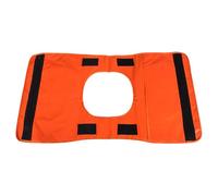 Tow Rope Dampener | Reflective Orange Safety Blanket with Pocket | Shock Absorption Winch Cable Cushion | for Road Rescue Outdoor Vehicle Car Towing Equipment