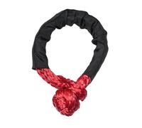 Tow Rope Heavy Duty Soft Synthetic Shackle Rope Shatter Resistant Shackles for Winch Towing(Red)