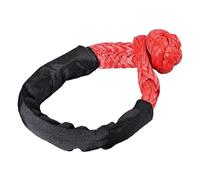 Tow Rope Rope Shackle Synthetic Car Flexible Shackles 38,000lbs Recovery Ring Trailer Tow Strap Pull 17t Accessories(1 Piece)