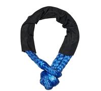 Tow Rope Strap Heavy Duty Soft Synthetic Shackle Rope Shatter Resistant Shackles for Winch Towing Rope(Blue)