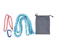 Tow Rope with ShockAbsorbing Elastic Leash and Alloy Buckle for Family Mountain Biking Adventures