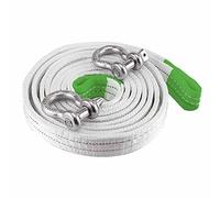 Tow Strap Heavy Duty， Recovery Strap 2” X 26’ Towing Strap With Two Towing Hooks -33,000 LB Break Strength -Polyester Recovery Kit For Getting Unstuck(Green,3m-3T)