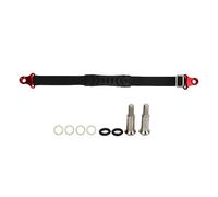 Tow Strap Recovery Kit, Emergency Towing Rope for Off Road Motorcycle, 10000lbs Capacity High Strength Sturdy Wear Tow Rope with CNC Aluminum Hooks, Universal Fit for Veh (Rear Type B Red)