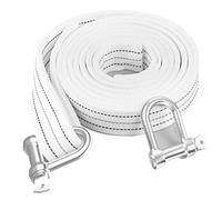 Tow Strap with Hooks 7T 8T 9T 10T Heavy Duty Towing Hitch Auto Truck Tie Down Strap for Car Emergency Recovery tow Rope(9t,5m)