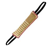 Tow Toy for Dogs, Jute, 32 x 8 cm, Training Toy for Bite Cushion, Interactive Traction for Puppies, War Dog Toy, with 2 Sturdy Handles for Dogs