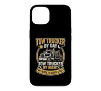 Tow Truck By Day Night 24 Hour Wrecker Driver Case for iPhone 13