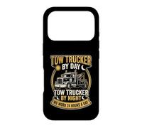 Tow Truck By Day Night 24 Hour Wrecker Driver Case for iPhone 17 Pro