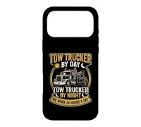 Tow Truck By Day Night 24 Hour Wrecker Driver Case for iPhone 17 Pro Max