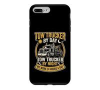 Tow Truck By Day Night 24 Hour Wrecker Driver Case for iPhone 7 Plus/8 Plus