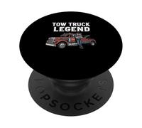 Tow Truck Legend Heavy Duty Recovery Operator PopSockets Adhesive PopGrip