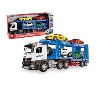 Tow Truck With 4 Vehicles Sound Opening Doors Top Quality Toy