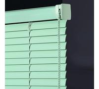 tow000ack Aluminum Blinds Metal Slat Venetian Blind Horizontal Window Shades,Light Filtering Blackout Room Darkening Curtain,Privacy,for Office Home,Green,Custom,Width × Height (105cm x 190cm)