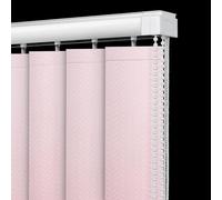 tow000ack Blackout Vertical Blinds Complete Set,Light Fitering,UV Protection Pink Slat Fabric Blinds,Room Darkening Vertical Shades for Windows Patio Doors,Custom,Width x Height (80cm x 140cm)
