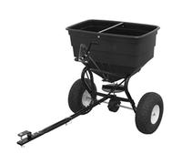 Towable Broadcast Salt Spreader Black 80kg 425725