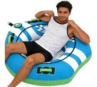 Towable Tubes for Boating,Waterproof UV Resistant Nylon Cover | Inflatable Pool Floats Towable Tube | for Adults Outdoor Lake Pool Swimming Summer Pond River Beach