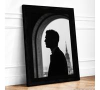 Toward the City Framed Wall Art Print A3 Black