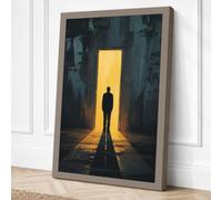 Toward the Light Modern Canvas Wall Art Print 18x12 Inch (46 x 30 cm)