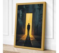 Toward the Light Modern Canvas Wall Art Print 18x12 Inch (46 x 30 cm)
