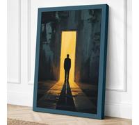 Toward the Light Modern Canvas Wall Art Print 24x16 Inch (61 x 41 cm)