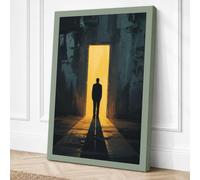 Toward the Light Modern Canvas Wall Art Print 30x20 Inch (76 x 51 cm)