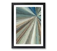 Towards The Light in Abstract Framed Print | A2 Black Framed Wall Art | Ready to Hang | Abstract Fantasy Picture | Living Room Bedroom Lounge Office