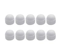TOWARDSNAN 10 Pieces Dome Nut Covers Shield Suitable for Bolts Head Protective Coverage Easy Installation Secure Fit Waterproof Bolt Caps