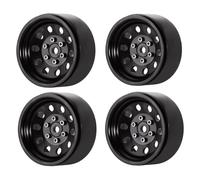 TOWARDSNAN 12mm Beadlock Wheel Hubs Remote Crawler Wheel Rims Set Modified Accessories 1/10 Remote Control Climbing Upgrade Kits Metal Beadlock Rims