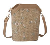 TOWARDSNAN 2023 NEW Beach Bag Shoulder Casual Crossbody for Women Girl Large Capacity Bucket Leisure Straw Woven Bags Grass Woven Bag