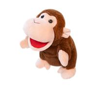 TOWARDSNAN 3D Jungle Animal Hand Puppet Soft Doll Christmas Goodie BagFiller Kids Interaction Story Telling Toy Stage Props Schools Story Telling