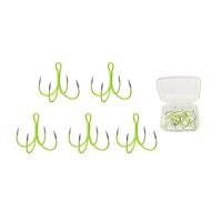 TOWARDSNAN 5/10pcs Quadruple Fishing Hook 16# 18# Glows Night Fishhooks High Carbon Steel Reinforced Anchors Hook Easy Use Fishing Hooks High Strength Resistant