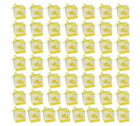 TOWARDSNAN 50Pcs Square Candy Boxes Multipurposes Organization Holder Access For Travel Camping Love Heart Candy Boxes