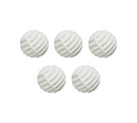 TOWARDSNAN 5Pcs Light Weight Striped Practice Golfs Balls Synthetic Rubber Hollow Golfs Training Ball for Compact Spaces Hollow Golf Training Ball